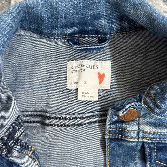 Crewcuts toddler jean jacket size 3 - Picture 2 of 5